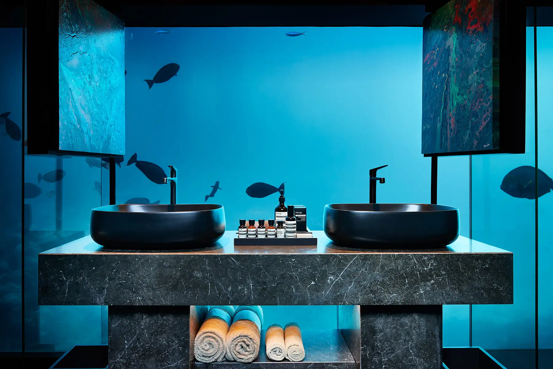 The Muraka Private Villa with an Integrated Undersea Residence